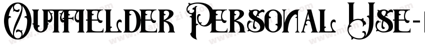 Outfielder Personal Use字体转换